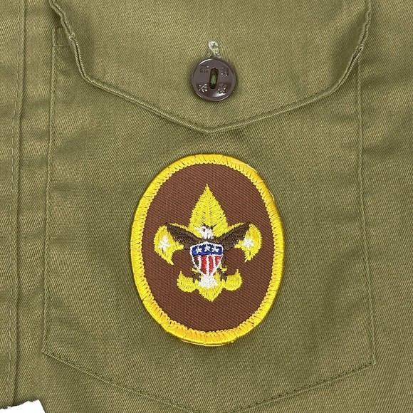 Boy Scouts Shirts & Tops Vintage Olive Green Bsa Boy Scout Uniform